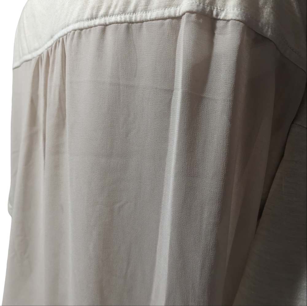 Bar III Cream Blouse - Picture 4 of 6